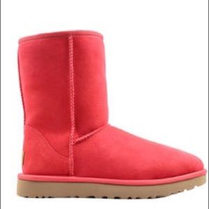 Size 8 coral pink ugg boots limited addition